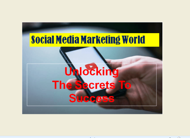 Social Media Marketing World: Unlocking the Secrets to Success