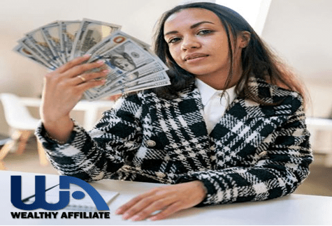 Lady affiliate in online business